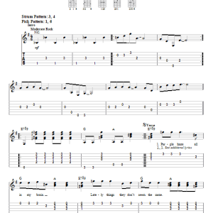 Jimi Hendrix Purple Haze Musik Noten - Bass Guitar Tab - 178709-0