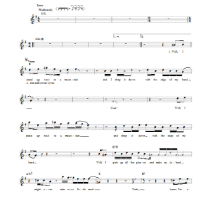 Jimi Hendrix Voodoo Child (Slight Return) Musik Noten - Bass Guitar Tab - 178699-0