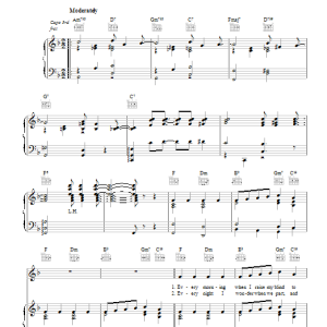 Jimmy McHugh I'm Shooting High Musik Noten - Piano, Vocal & Guitar Chords - 110563-0