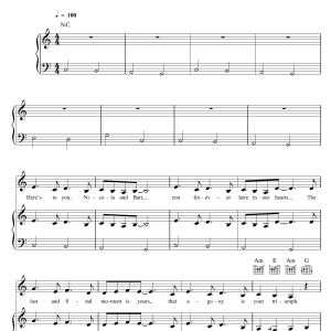 Joan Baez Here's To You Musik Noten - Piano, Vocal & Guitar Chords - 119473-0