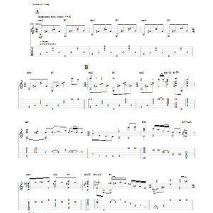 Joe Pass Summertime Musik Noten - Guitar Tab - 151389-0