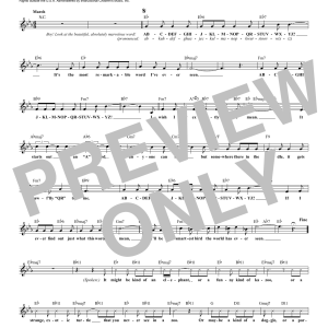 Joe Raposo ABC-DEF-GHI Musik Noten - Lead Sheet / Fake Book - 173148-0