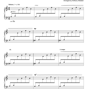 Johann Johannsson A Game Of Croquet (from The Theory Of Everything) Musik Noten - Piano Solo - 158169-0