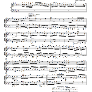Johann Sebastian Bach Invention No. 2 Musik Noten - Piano Solo - 150021-0