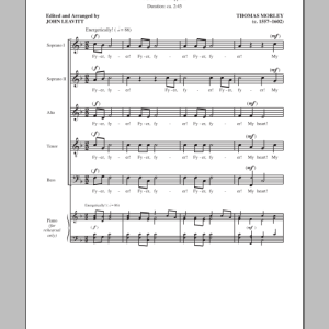 John Leavitt Fyer, Fyer, My Heart Musik Noten - SATB Choir - 87297-0