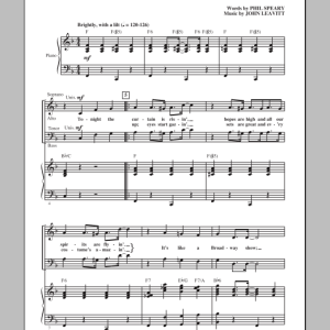 John Leavitt I Love A Broadway Show Musik Noten - SATB Choir - 79259-0