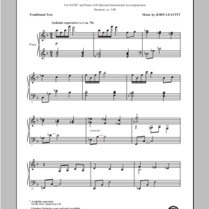 John Leavitt Kyrie Eleison (from Petite Mass) Musik Noten - SATB Choir - 96019-0
