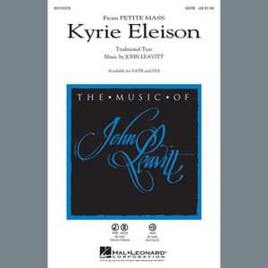 John Leavitt Kyrie Eleison (from Petite Mass) Musik Noten - SATB Choir - 96019-thumbnail