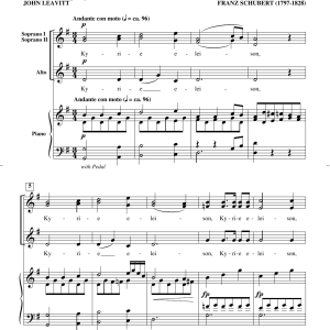 John Leavitt Kyrie Musik Noten - SSA Choir - 178553-0