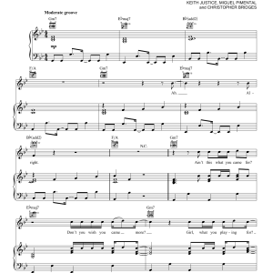 John Legend Tonight (Best You Ever Had) Musik Noten - Piano, Vocal & Guitar Chords - 155910-0