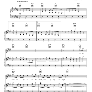 John Powell Where No One Goes (from How to Train Your Dragon 2) Musik Noten - Piano, Vocal & Guitar Chords - 157377-0