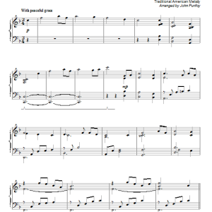 John Purifoy Amazing Grace Musik Noten - Piano Solo - 151020-0