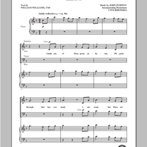 John Purifoy Guide Me, O Thou Great Jehovah Musik Noten - SATB Choir - 92595-0