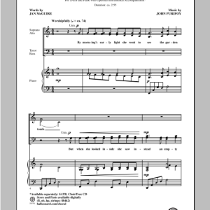 John Purifoy I Have Seen The Lord Musik Noten - SATB Choir - 97559-0