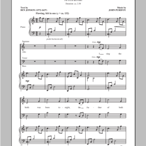 John Purifoy I Sing The Birth Musik Noten - SATB Choir - 96025-0