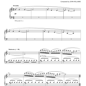 John Williams The Book Thief Musik Noten - Piano Solo - 152619-0
