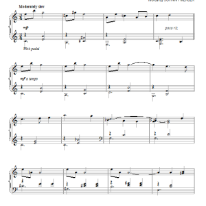Johnny Mercer Emily Musik Noten - Piano Solo - 151387-0