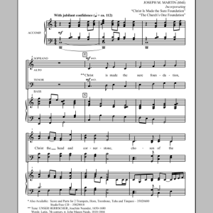 Joseph M. Martin Foundations Of Faith Musik Noten - SATB Choir - 96670-0