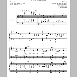 Joseph M. Martin Reflections From Micah Musik Noten - SATB Choir - 88339-0