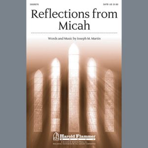 Joseph M. Martin Reflections From Micah Musik Noten - SATB Choir - 88339-thumbnail