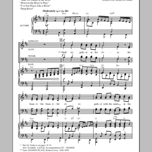 Joseph M. Martin Riversongs Musik Noten - SATB Choir - 86238-0