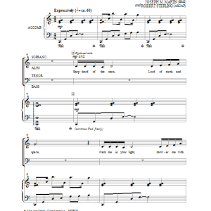Joseph M. Martin Shepherd Of The Stars Musik Noten - SATB Choir - 88184-0