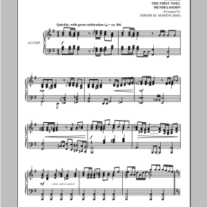 Joseph Martin A Christmas Trilogy (from Carols For Choir And Congregation) Musik Noten - SATB Choir - 98569-0