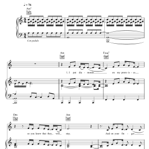 Josh Record For Your Love Musik Noten - Piano, Vocal & Guitar Chords - 118475-0