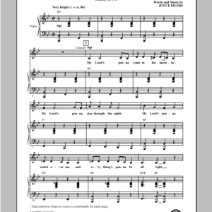 Joyce Eilers My Lord Musik Noten - TTBB Choir - 96431-0
