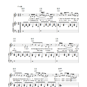 Judie Tzuke Stay With Me Till Dawn Musik Noten - Piano Chords/Lyrics - 107064-0