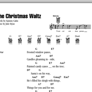 Jule Styne The Christmas Waltz Musik Noten - Ukulele Chords/Lyrics - 92767-0