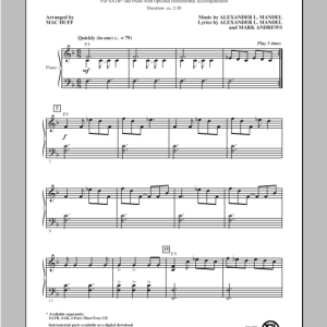 Julie Fowlis Touch The Sky (From Brave) (arr. Mac Huff) Musik Noten - SATB Choir - 93598-0