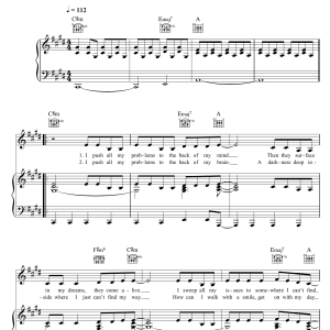 Katy B Crying For No Reason Musik Noten - Piano, Vocal & Guitar Chords - 117986-0