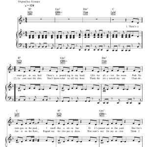 Katy Perry Last Friday Night Musik Noten - Piano, Vocal & Guitar Chords - 110676-0