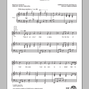 Keith Christopher Hallelujah! What A Savior! Musik Noten - SATB Choir - 86250-0
