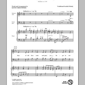 Keith Christopher Prayer Of Blessing Musik Noten - SATB Choir - 87824-0