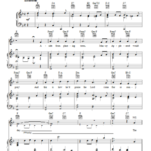 Kim Gannon The Lord Is Good To Me (from Johnny Appleseed) Musik Noten - Easy Piano - 150823-0
