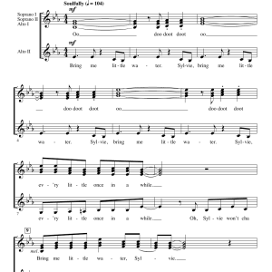 Kirby Shaw Bring Me Lil'l Water, Sylvie Musik Noten - TTBB Choir - 96672-0