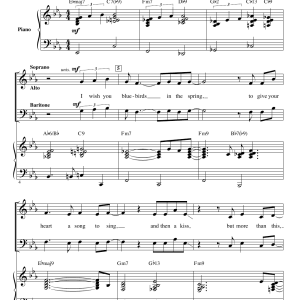 Kirby Shaw I Wish You Love Musik Noten - SAB Choir - 173455-0