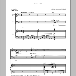 Kirby Shaw Joshua (Fit The Battle Of Jericho) Musik Noten - SATB Choir - 97622-0