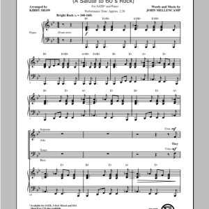 Kirby Shaw R.O.C.K. In The U.S.A. (A Salute To 60's Rock) Musik Noten - SATB Choir - 98674-0