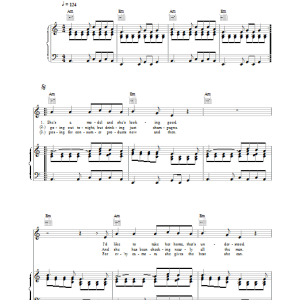 Kraftwerk The Model Musik Noten - Piano Chords/Lyrics - 117433-0