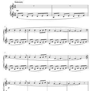 Kris Lennox Inverse Prime Etude #2 - Beacon Musik Noten - Piano Solo - 117614-0