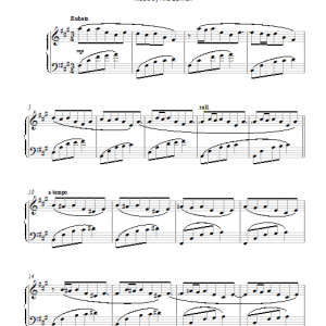 Kris Lennox Twilight/Paris Musik Noten - Piano Solo - 117600-0
