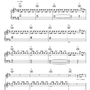 Kygo Firestone (featuring Conrad Sewell) Musik Noten - Piano, Vocal & Guitar Chords - 121901-0