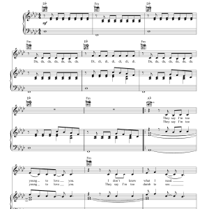 Lana Del Rey Brooklyn Baby Musik Noten - Piano, Vocal & Guitar Chords - 155969-0