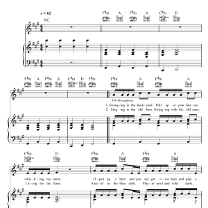 Lana Del Rey Video Games Musik Noten - Ukulele - 120425-0