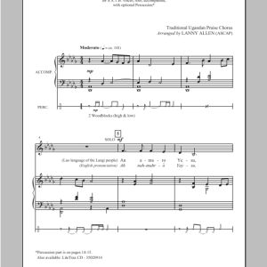 Lanny Allen An African Doxology Musik Noten - SATB Choir - 96809-0