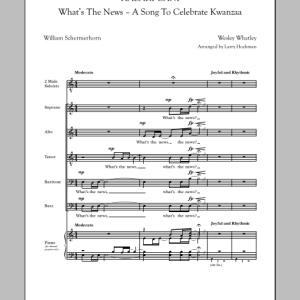 Larry Hochman Habari Gani (What's The News) Musik Noten - SATB Choir - 153971-0