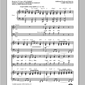 Larry Shackley Come, Let Us Adore Him! Musik Noten - SATB Choir - 98134-0